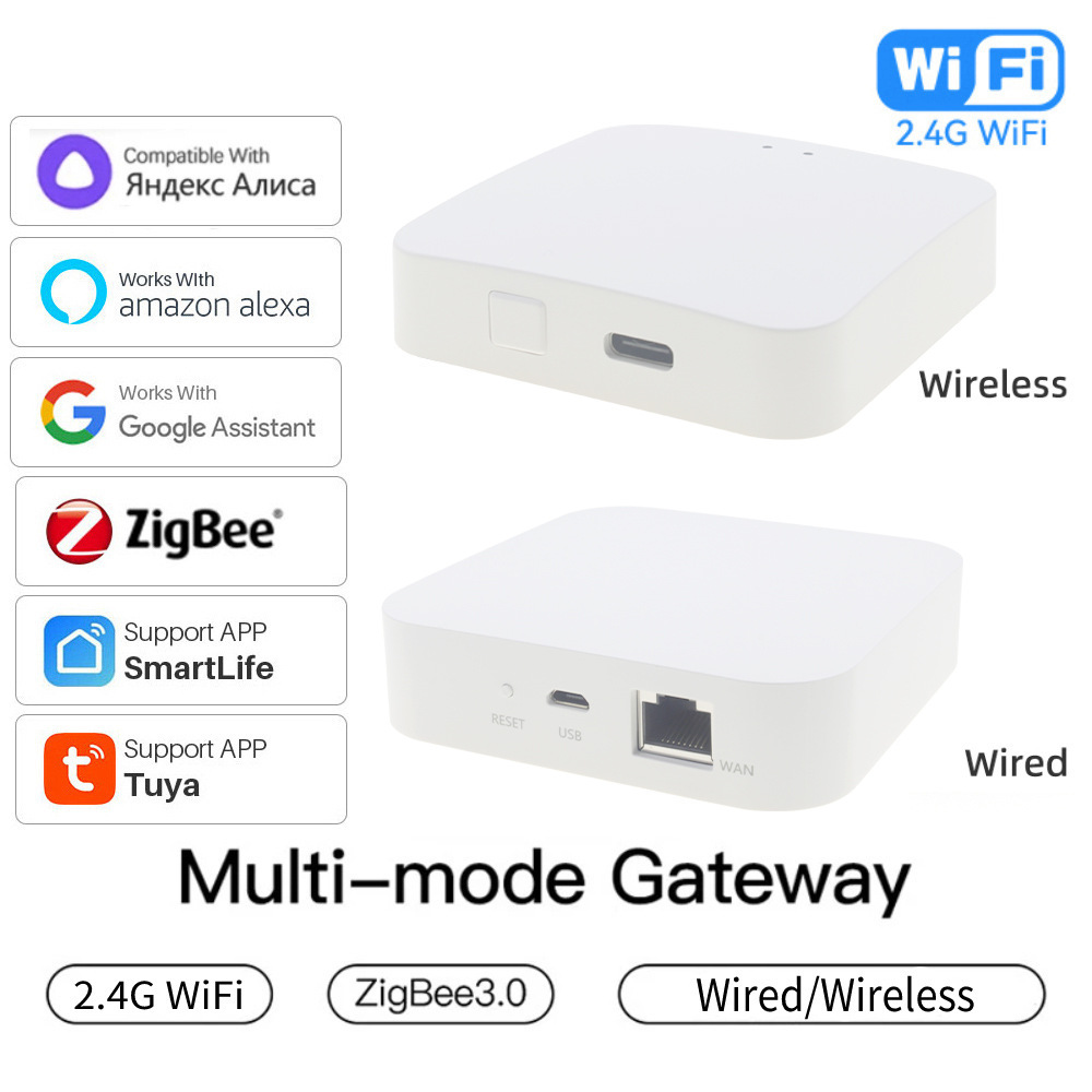Smart Home Dashboard - Беспроводной многорежимный умный шлюз ZigBee Bluetooth