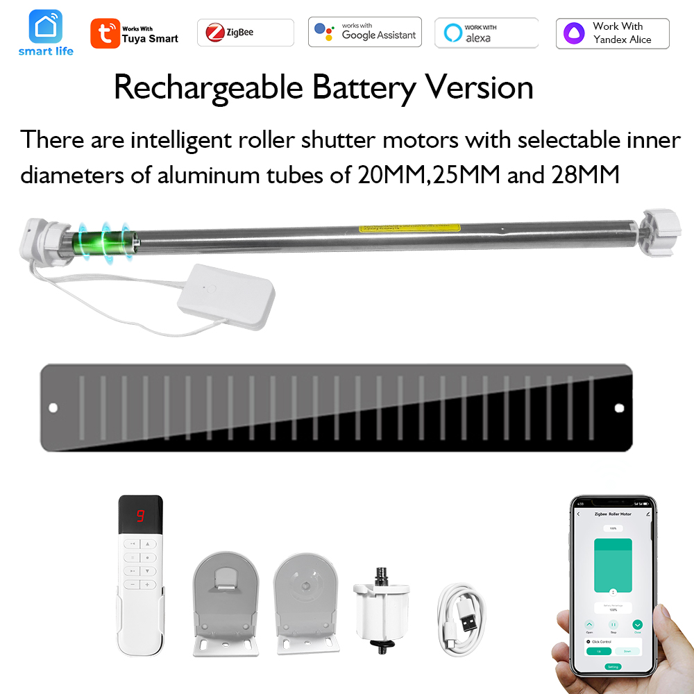 Smart Home Youtube - Двигатель затвора и рольставни с батареей