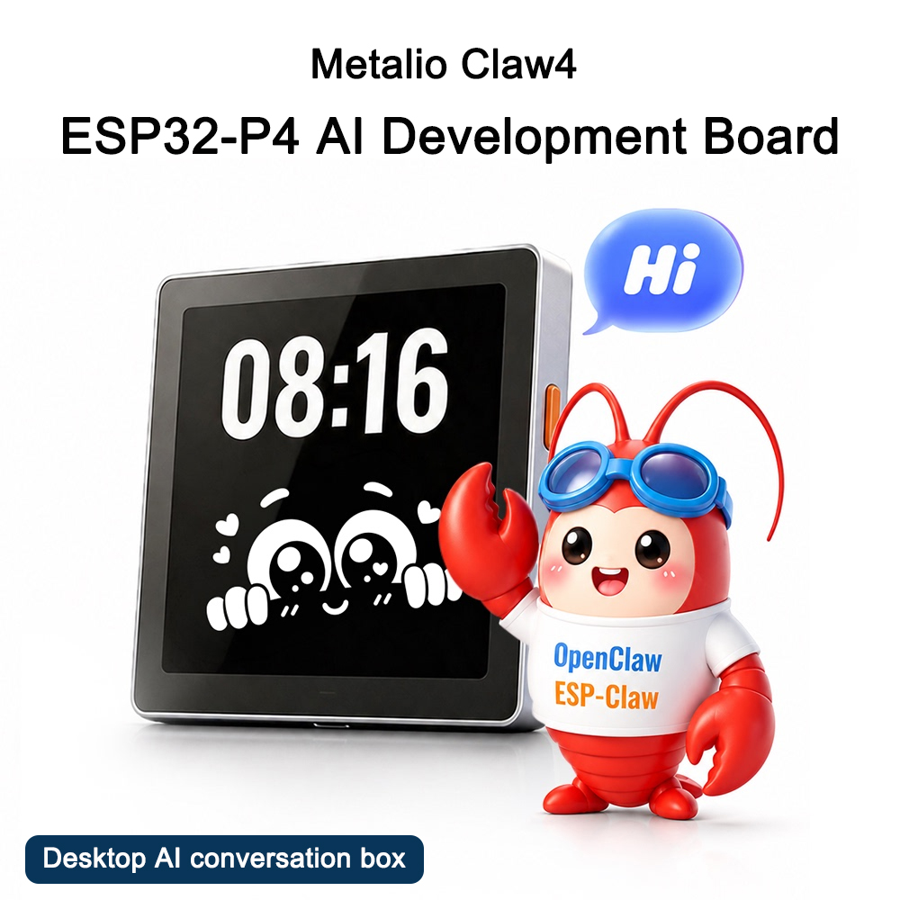 Smart Home Open Source - Мини-терминал Metalio Claw4 AI на ESP32-P4,