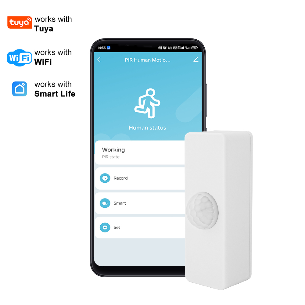 Smart Home Monitor - Умный датчик движения Tuya PIR, Wi-Fi