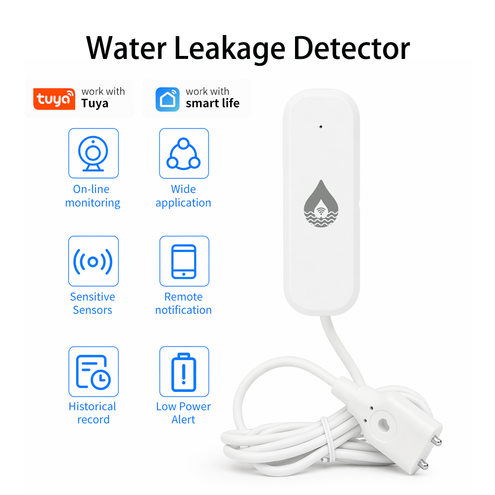 Smart Home Water Level Sensor - Датчик протечки воды YFK WiFi/Zigbee, умные