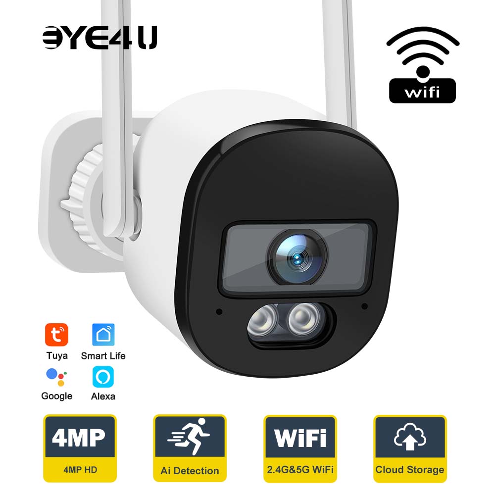 Smart Home Google Nest - Камера Наружного видеонаблюдения Tuya, 4 МП,