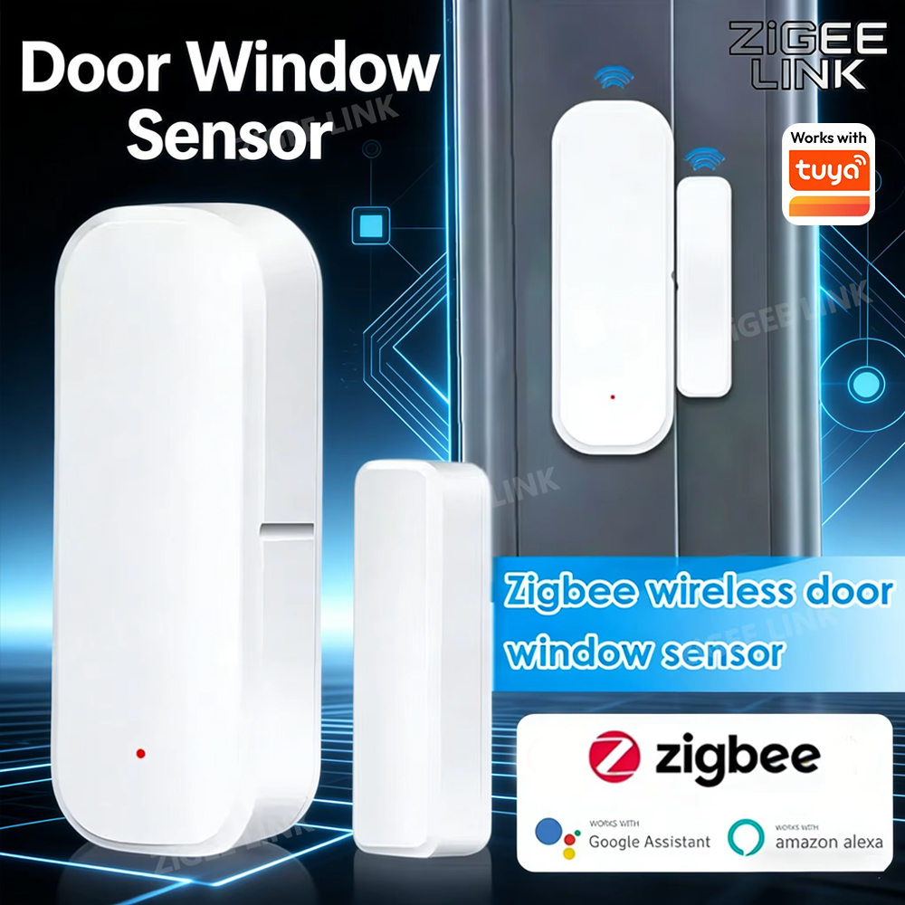 Smart Home Notifications - Беспроводной датчик открытия двери/окна ZigBee, магнитная