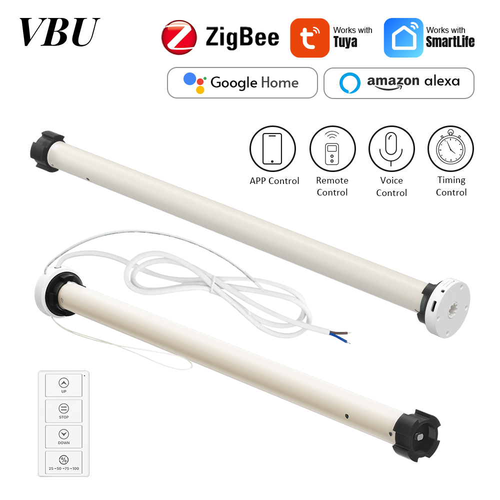 Smart Home Youtube - VBU Tuya ZigBee привод для рулонных