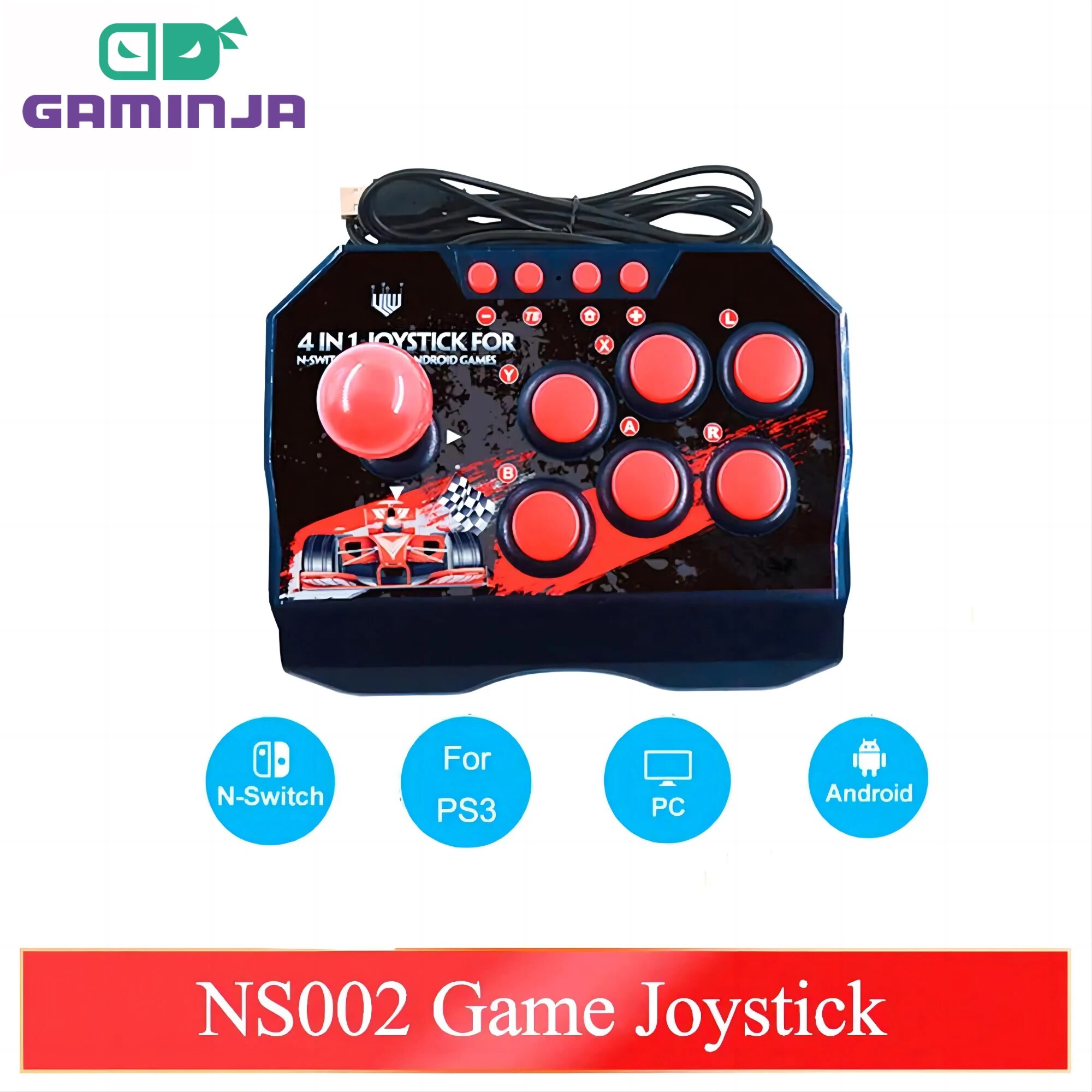 Smart Home Raspberry Pi - GAMINJA NS002 4 в 1 Ретро