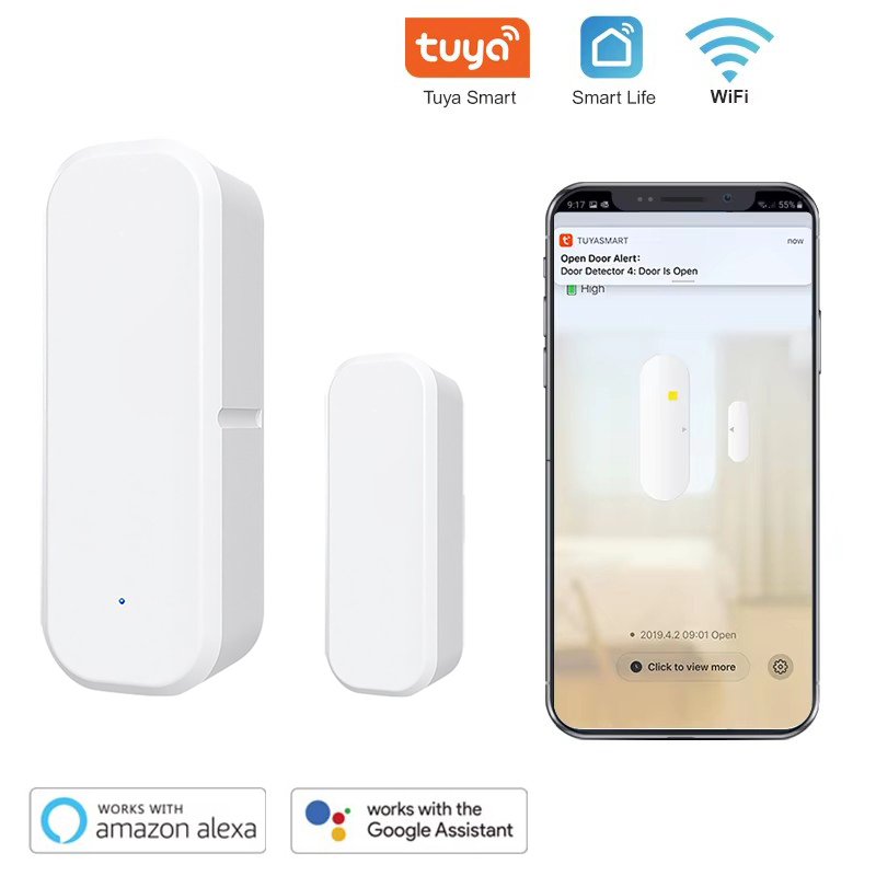 Smart Home Notifications - Умный датчик открытия/закрытия двери Tuya Smart
