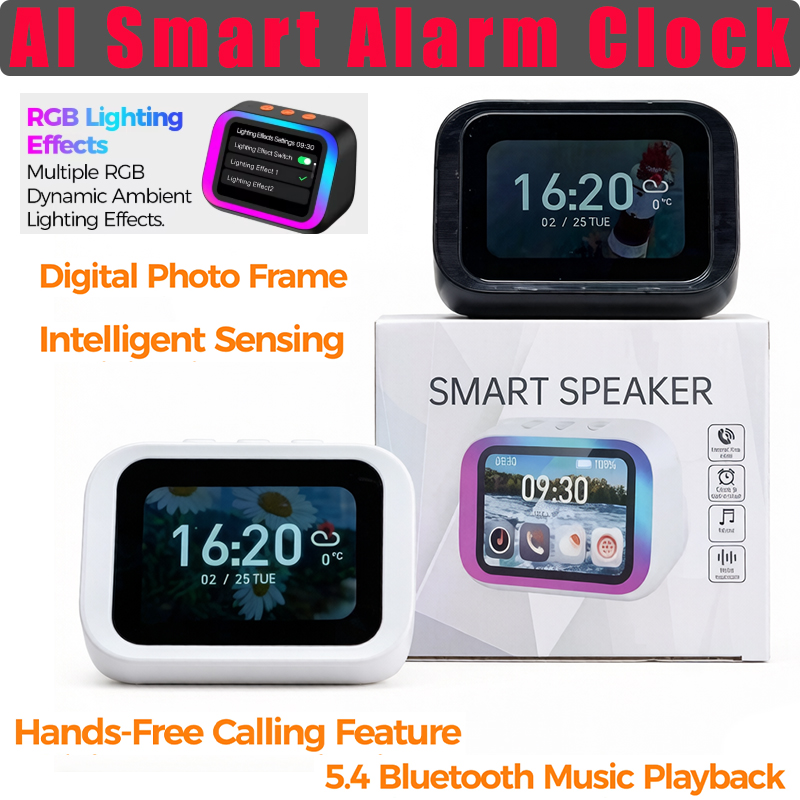 Smart Home Display - AI Bluetooth-колонка 5.4 с голосовым помощником