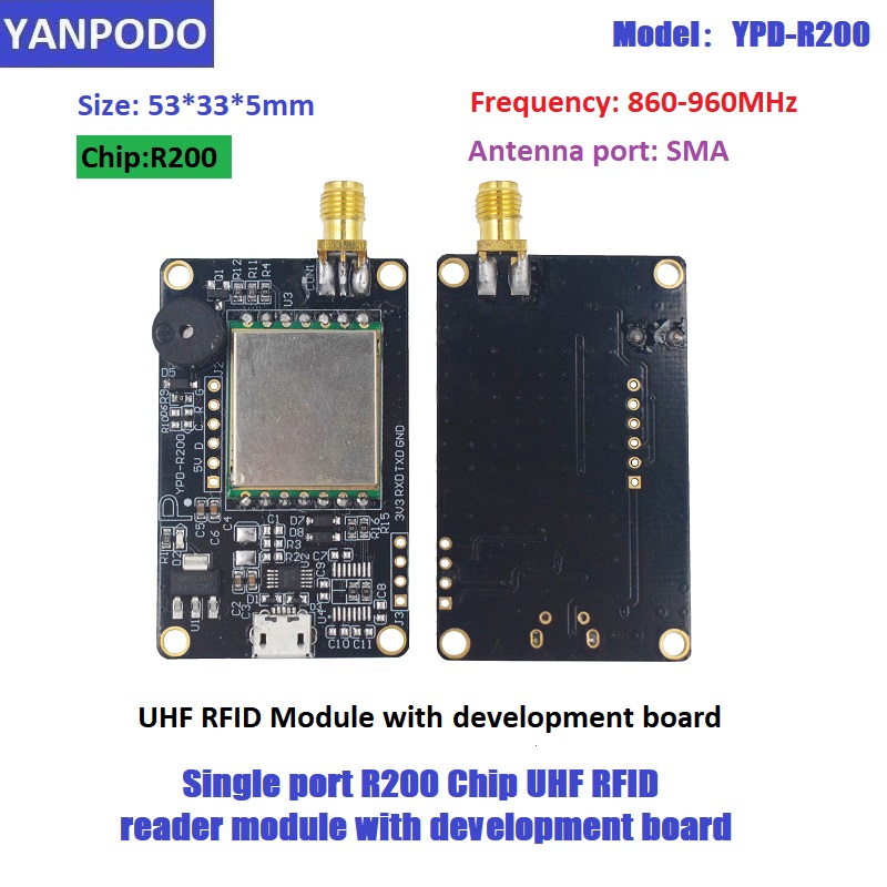Smart Home Raspberry Pi - Модуль считывателя RFID UHF с чипом