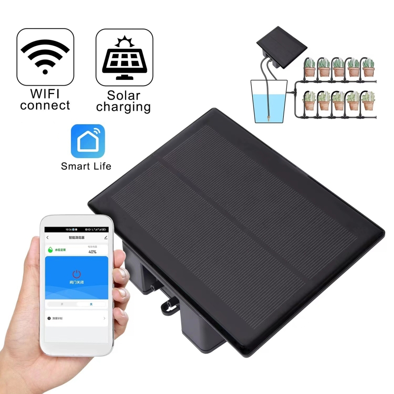 Smart Home Kits - WIFI Солнечная автоматическая поливочная машина, комплект