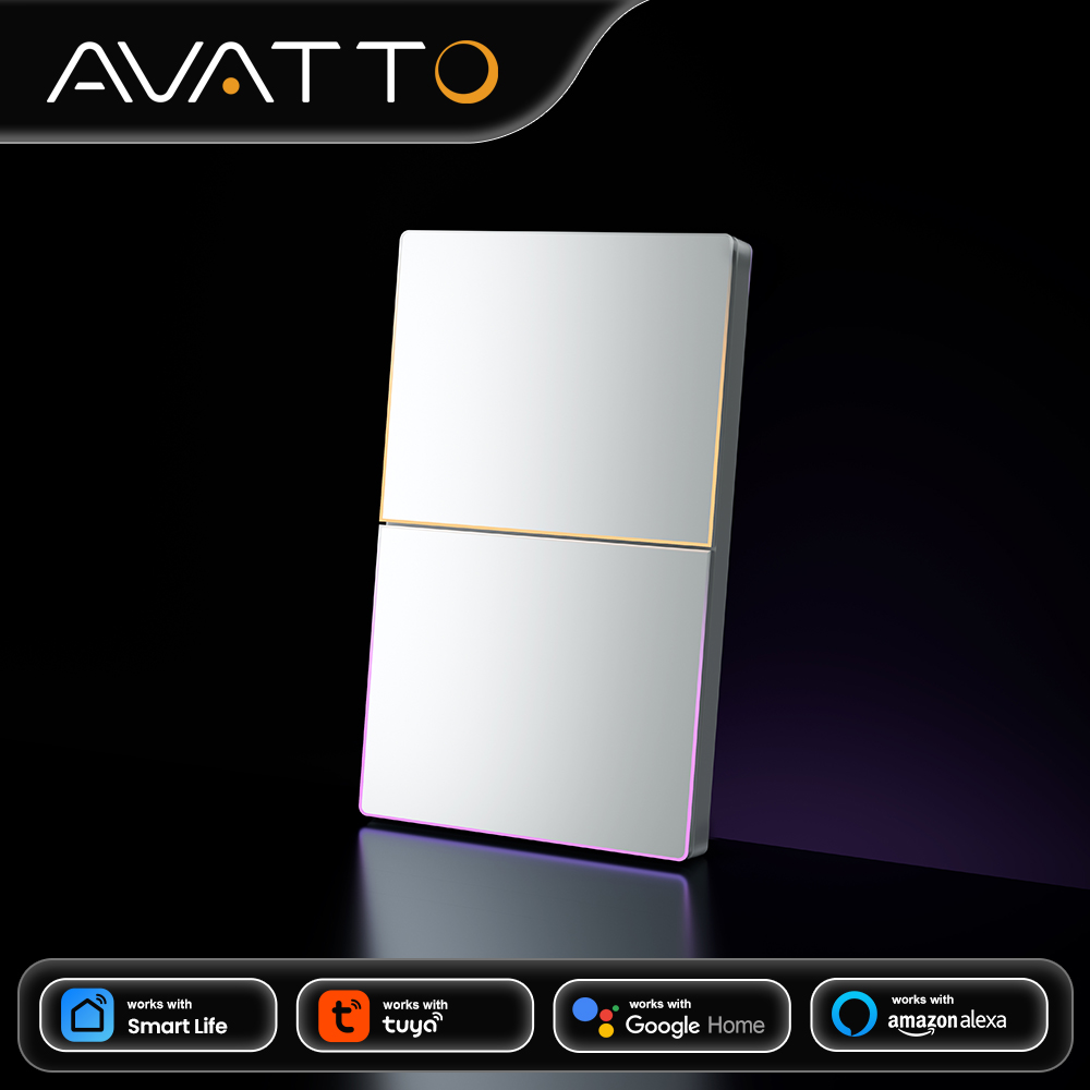 Smart Home Google - AVATTO 1/2/3/4-клавишный WiFi-умный выключатель света, беспроводной