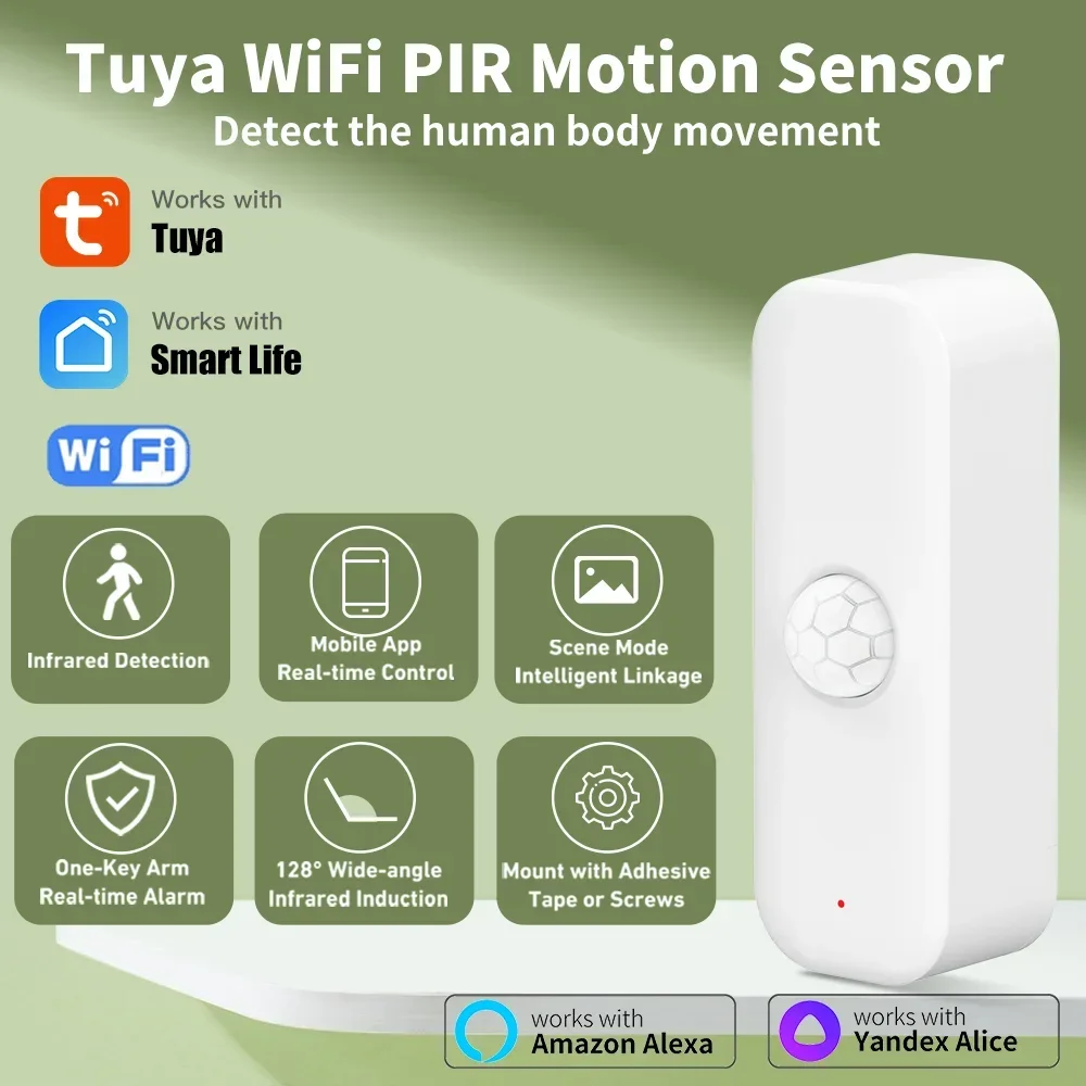 Smart Home Features - Датчик движения Tuya WiFI PIR Smart
