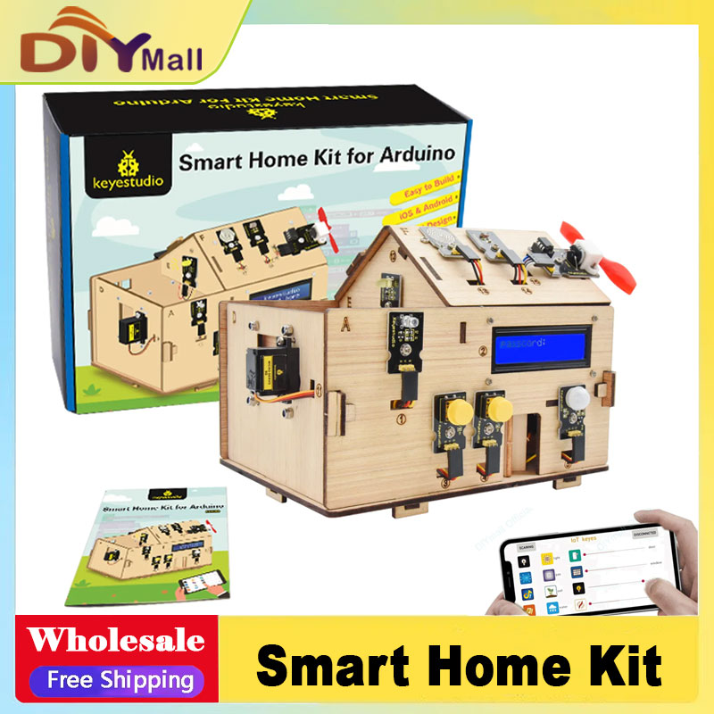 Домашний комплект Keyestudio S – обзор и цена Smart Home Kits