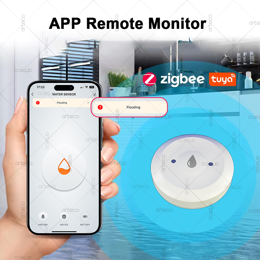 Умный датчик воды Tuya Zigbee, – обзор и цена Smart Home Features