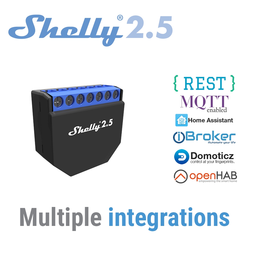 Shelly 2,5 умный дом двойное р – обзор и цена Smart Home Open Source