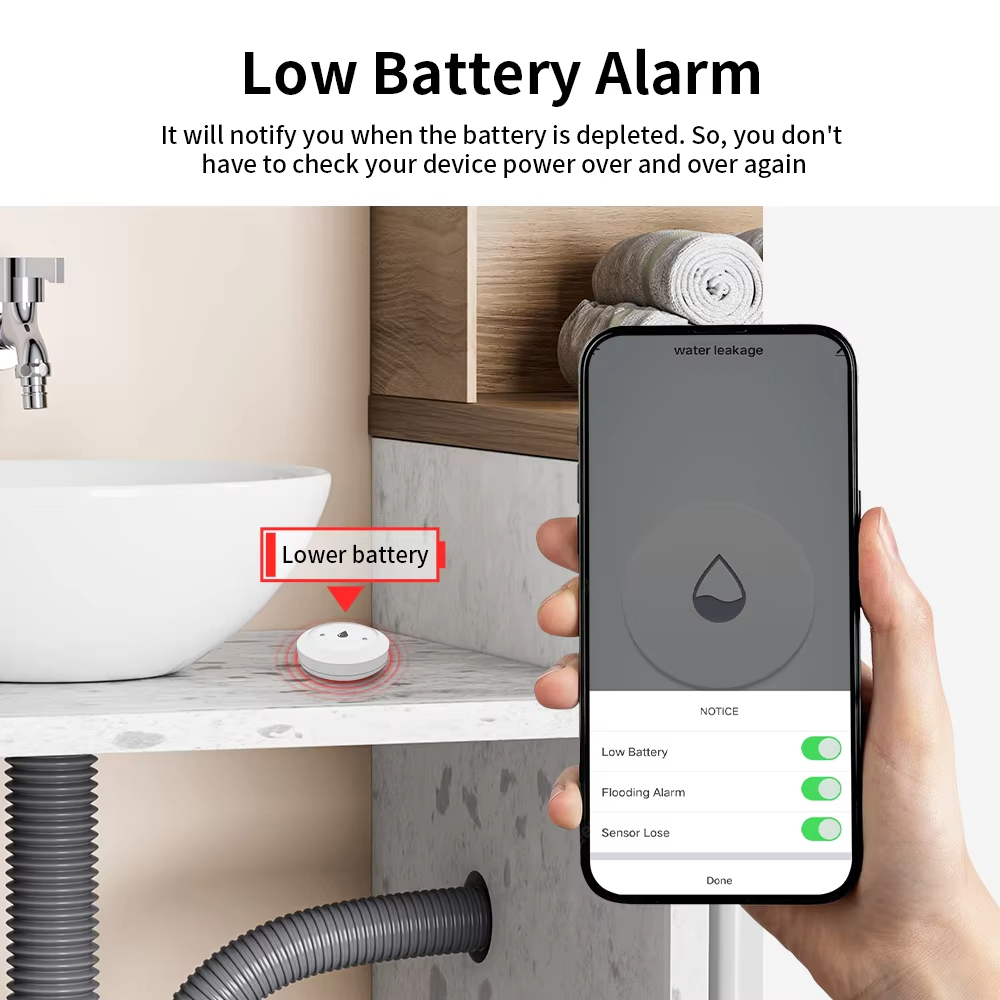 Датчик утечки воды Tuya Zigbee – обзор и цена Smart Home Water Level Sensor