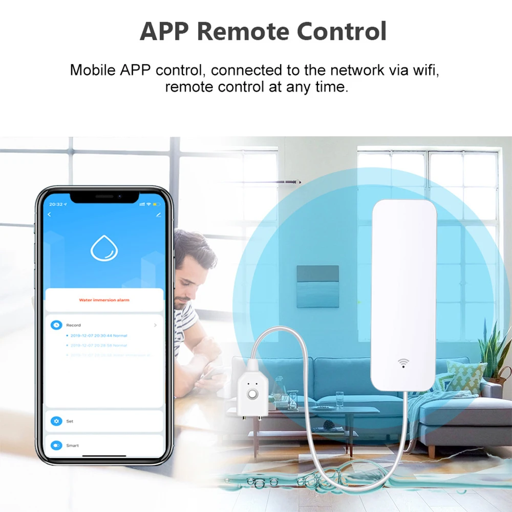 Датчик воды Tuya Wi-Fi Zigbee, – обзор и цена Smart Home Features