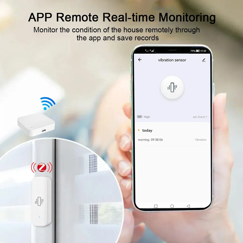 Умный датчик вибрации Tuya Wi- – обзор и цена Smart Home Notifications