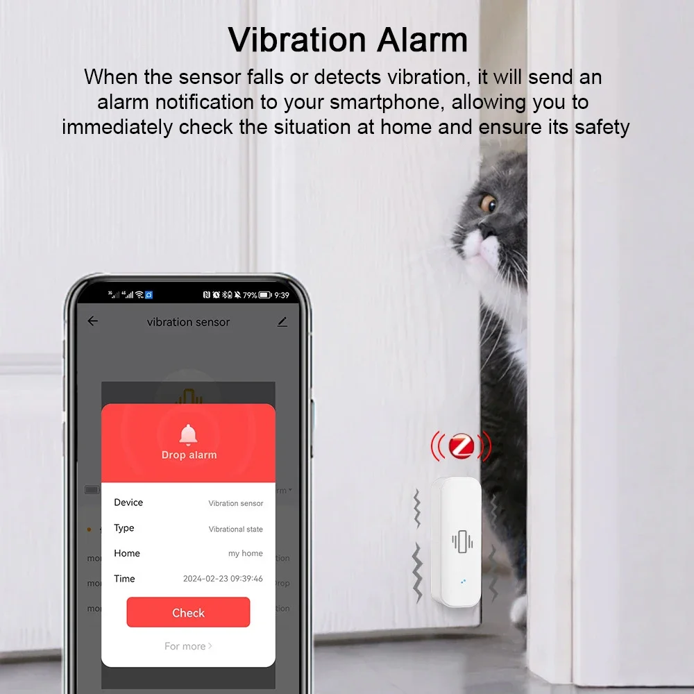 Умный датчик вибрации Tuya Wi- – обзор и цена Smart Home Notifications