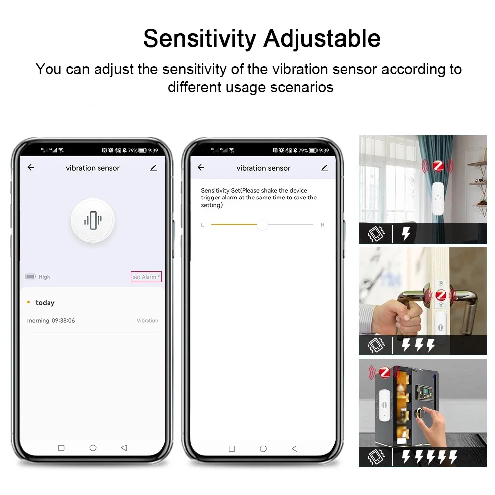 Умный датчик вибрации Tuya Wi- – обзор и цена Smart Home Notifications