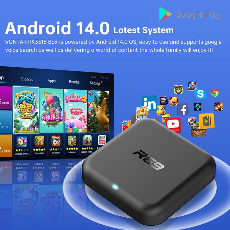 ТВ-приставка Android 14 R69-1  – обзор и цена Smart Home Youtube