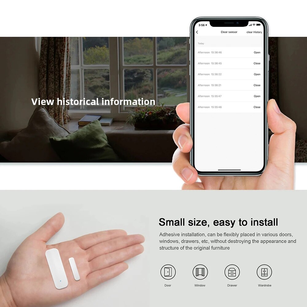 ONENUO Tuya умный Wi-Fi дверно – обзор и цена Smart Home Notifications