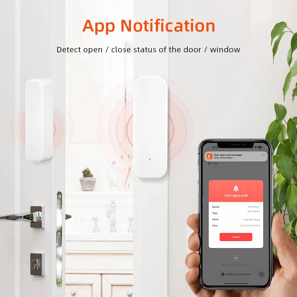 ONENUO Tuya умный Wi-Fi дверно – обзор и цена Smart Home Notifications